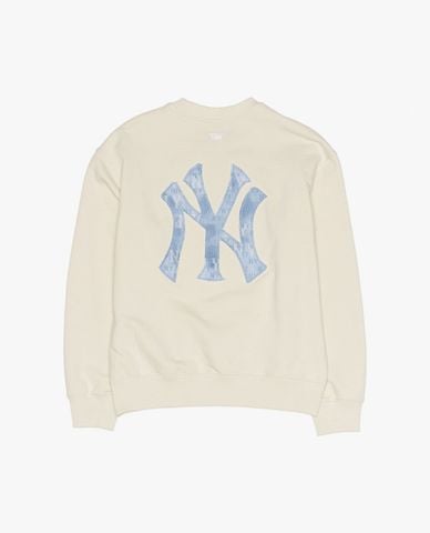  MLB - Áo sweatshirt unisex cổ tròn tay dài Big Logo 
