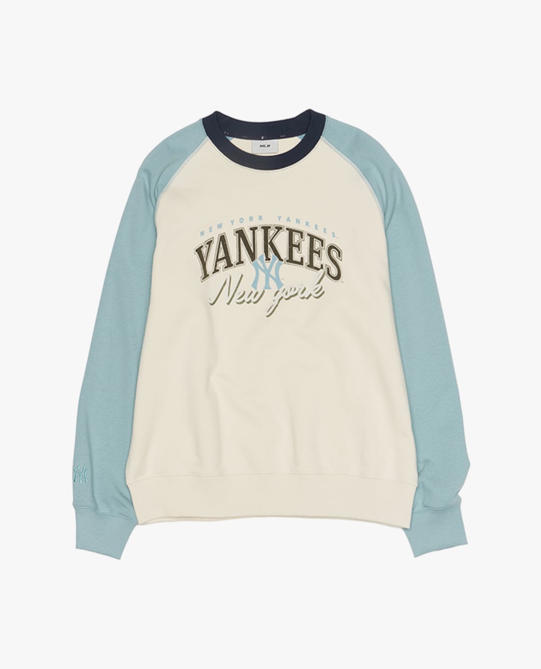 MLB - Áo sweatshirt unisex cổ tròn tay dài Varsity