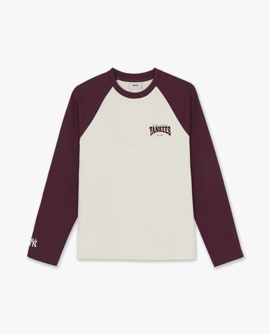  MLB - Áo thun unisex tay dài Sporty Small Graphic 