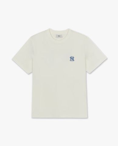  MLB - Áo thun unisex cổ tròn tay ngắn Vintage 