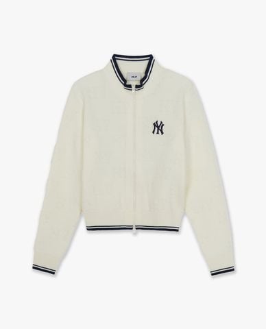  MLB - Áo khoác dệt kim nữ tay dài Classic Monogram 