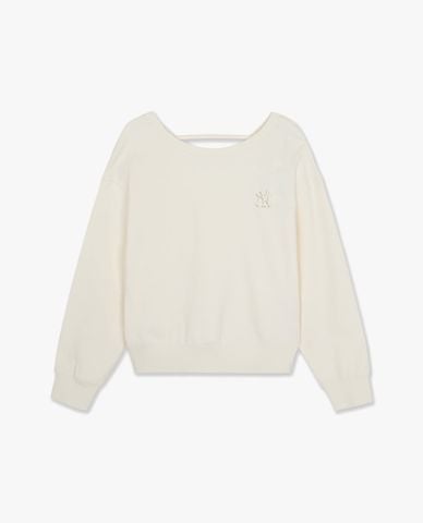  MLB - Áo sweatshirt nữ cổ thuyền tay dài Phillies 