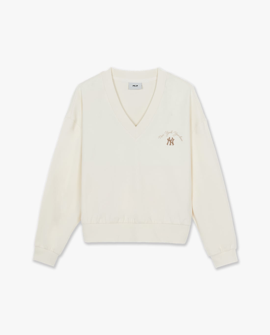 MLB - Áo sweatshirt nữ cổ V tay dài Basic