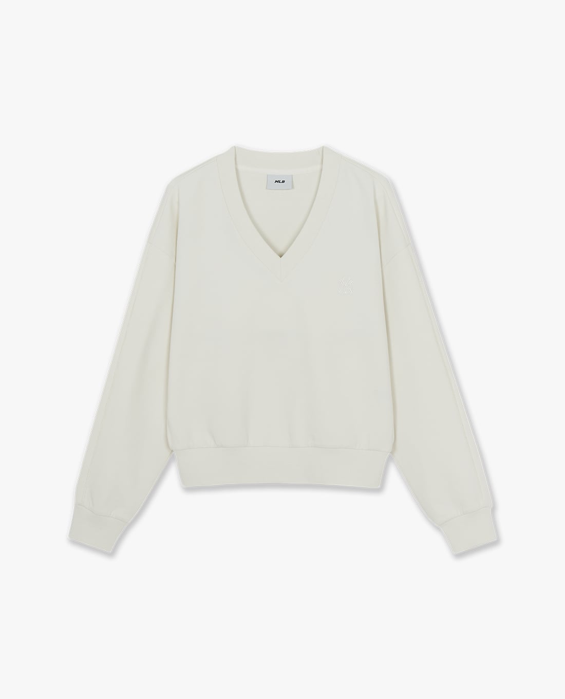 MLB - Áo sweatshirt nữ cổ V Basic Small Logo