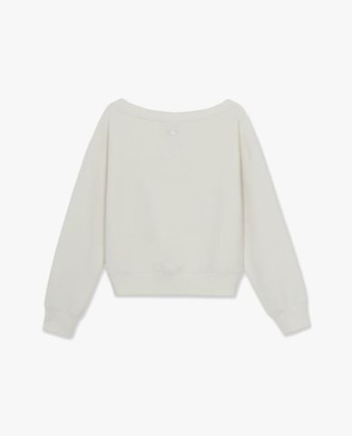  MLB - Áo sweatshirt nữ cổ thuyền tay dài Varsity Series 