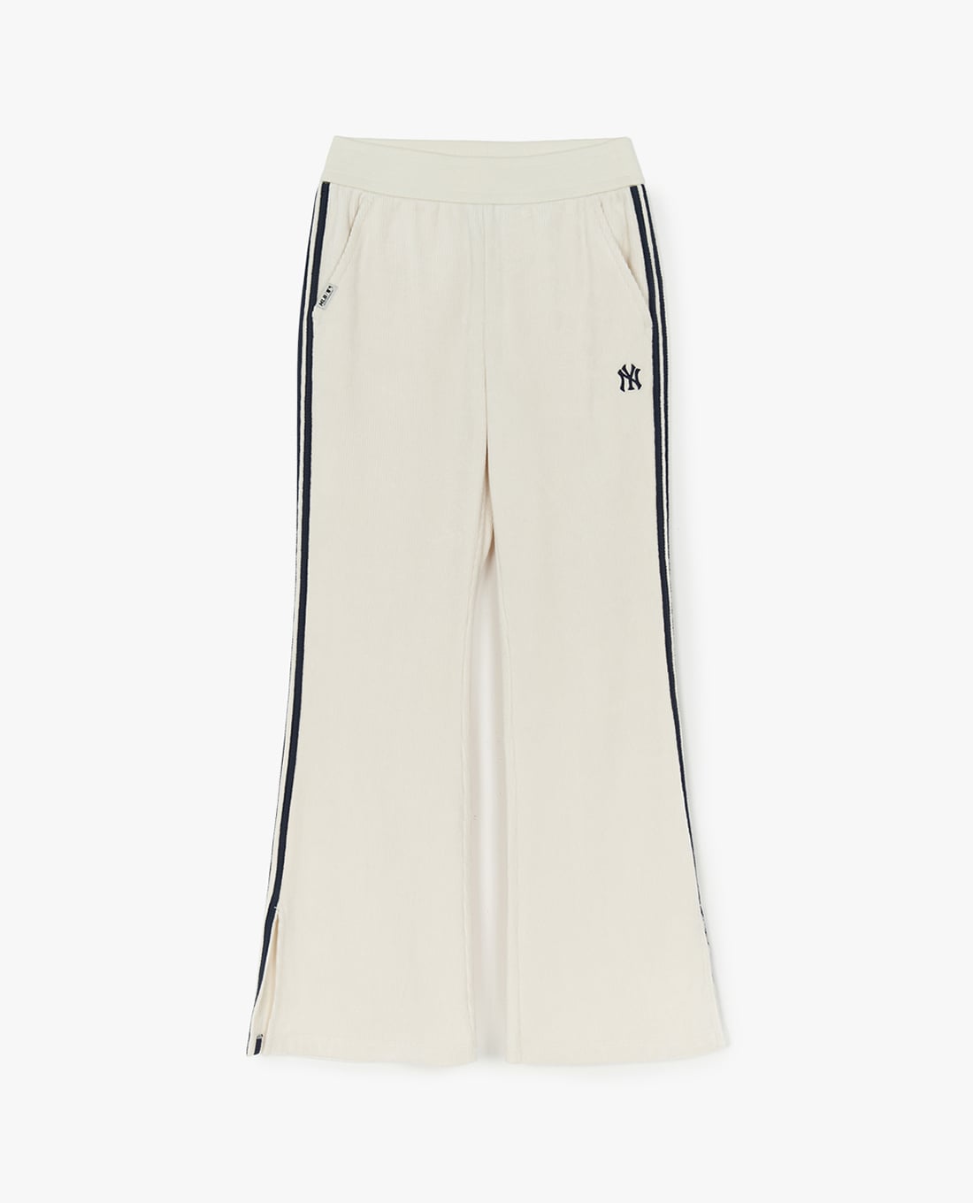 MLB - Quần nữ ống loe lưng thun Basic Small Logo