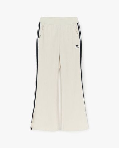  MLB - Quần nữ ống loe lưng thun Basic Small Logo 