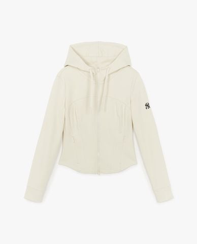  MLB - Áo khoác phối mũ nữ Basic Slim Fit 