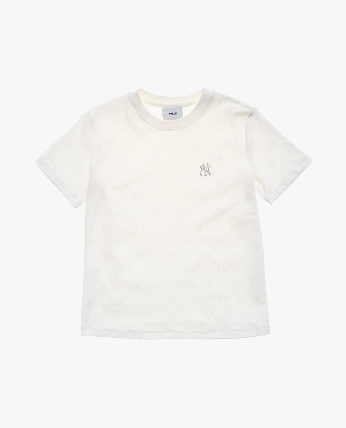 MLB - Áo thun nữ cổ tròn tay ngắn Dia Monogram