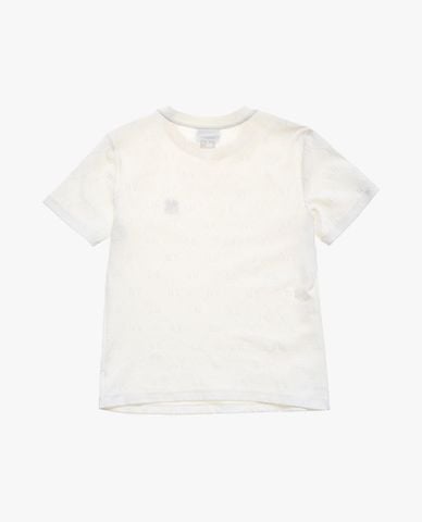  MLB - Áo thun nữ cổ tròn tay ngắn Dia Monogram 