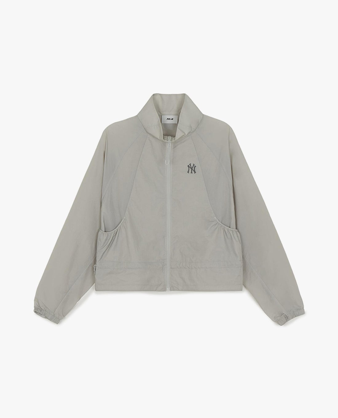 MLB - Áo khoác gió nữ cổ trụ phối dây rút Sportive