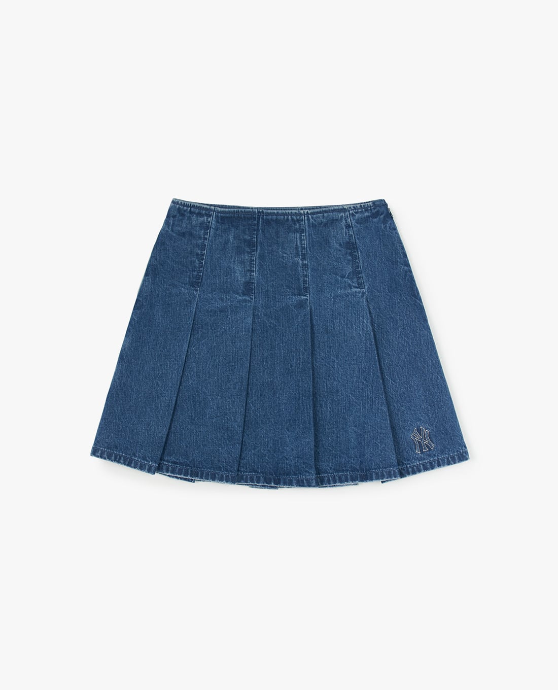 MLB - Chân váy denim mini Basic Small Logo
