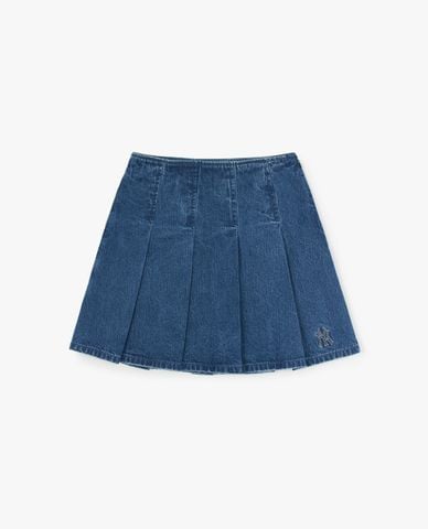  MLB - Chân váy denim mini Basic Small Logo 