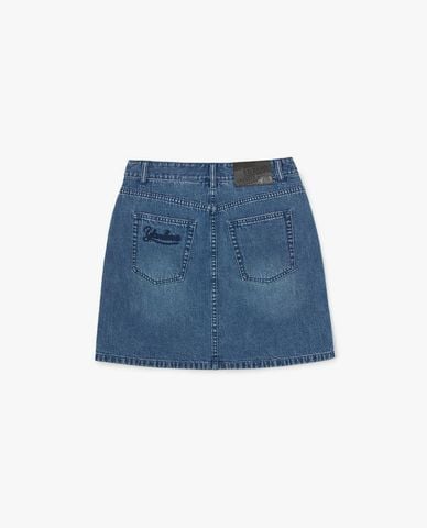  MLB - Chân váy denim mini Megagram 