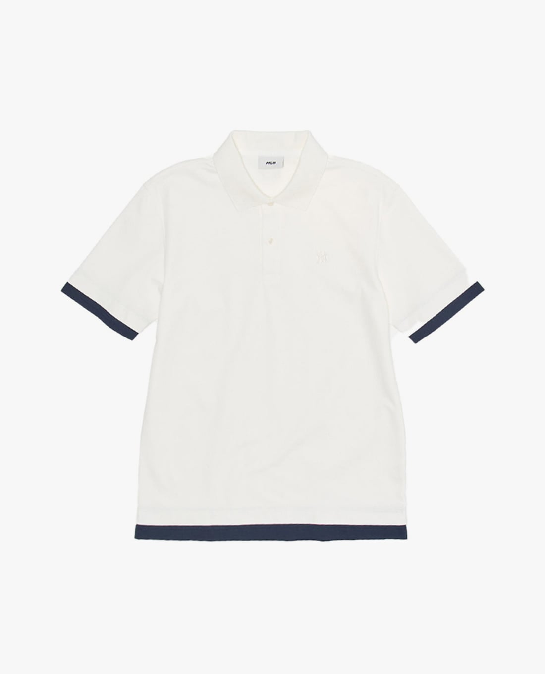 MLB - Áo polo unisex cổ bẻ tay ngắn Basic Layered
