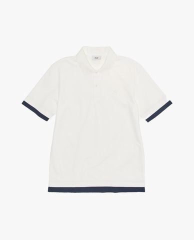  MLB - Áo polo unisex cổ bẻ tay ngắn Basic Layered 