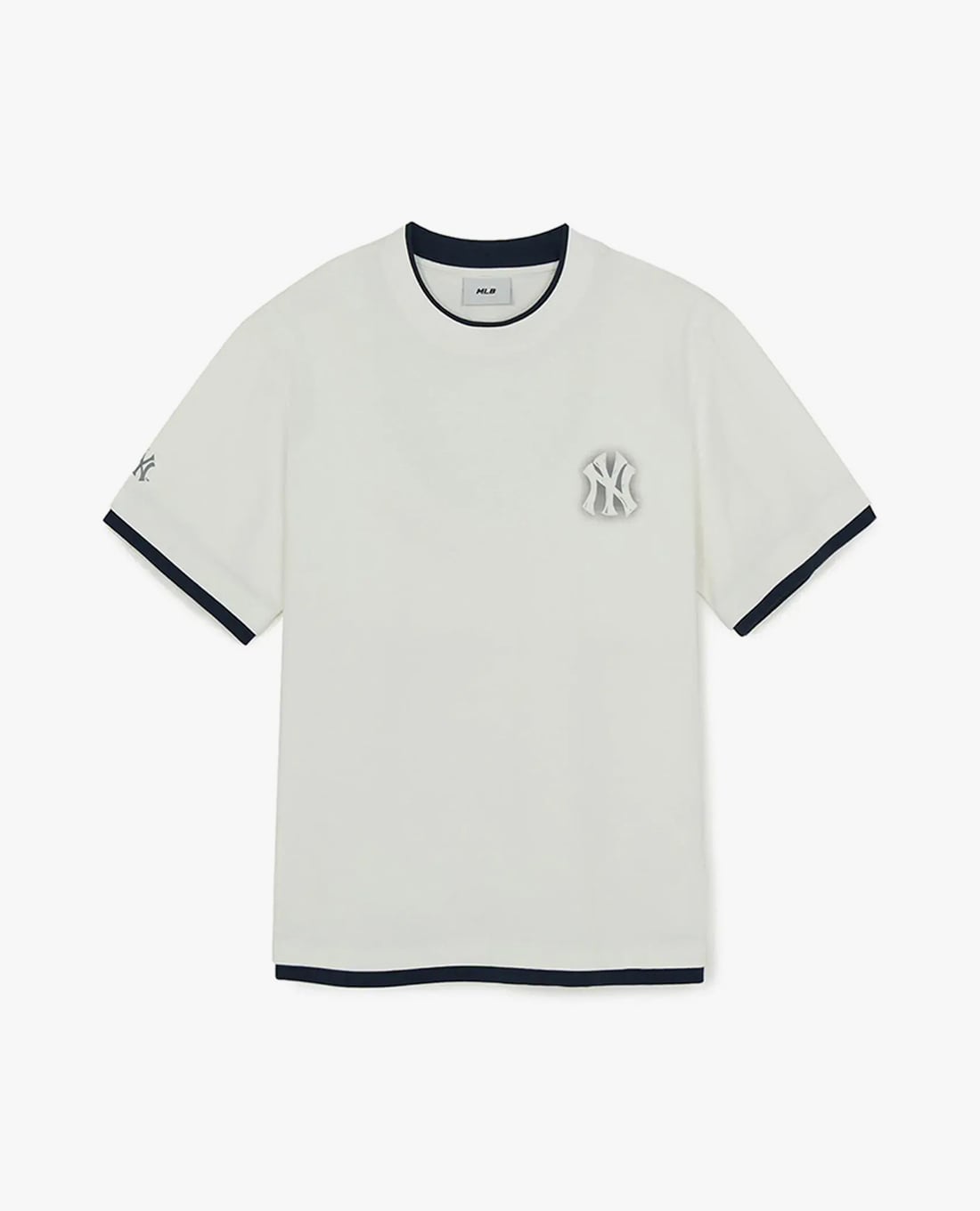 MLB - Áo thun unisex tay ngắn Basic Colorful Street Logo Layered