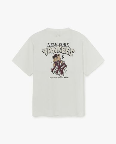  MLB - Áo thun unisex cổ tròn tay ngắn Mega Bear 