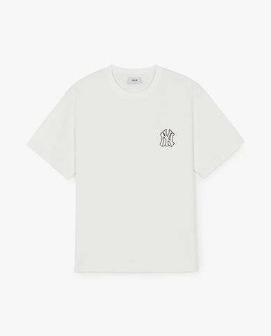  MLB - Áo thun unisex cổ tròn New Year Horse Graphic 