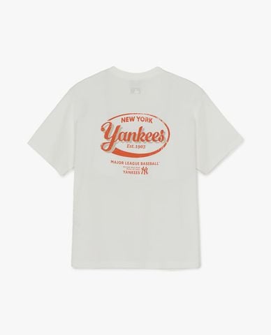  MLB - Áo thun unisex cổ tròn tay ngắn Vintage Sportive 