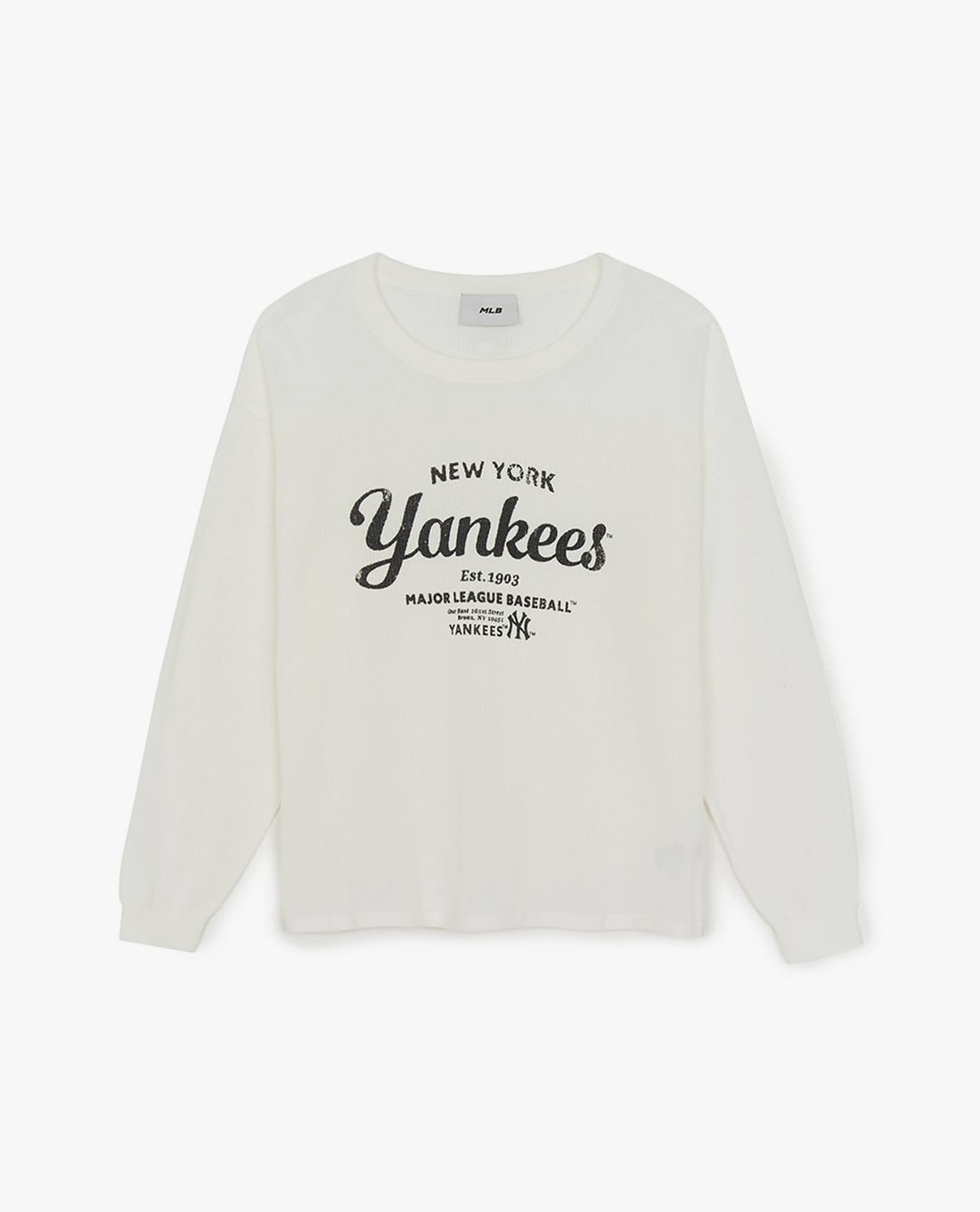 MLB - Áo sweatshirt nữ cổ tròn tay dài Varsity