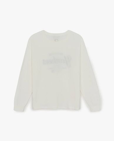  MLB - Áo sweatshirt nữ cổ tròn tay dài Varsity 