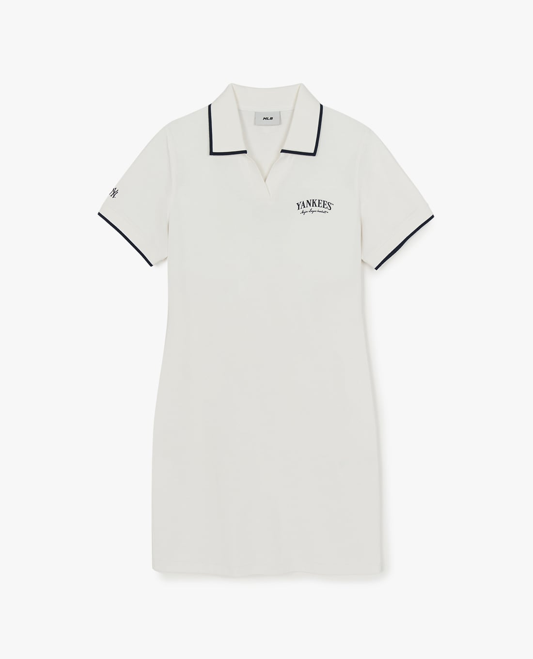 MLB - Đầm polo mini tay ngắn Basic Lettering