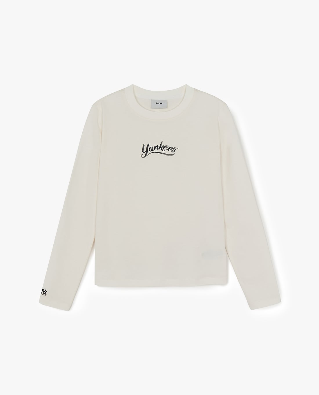 MLB - Áo thun nữ cổ tròn tay dài Vintage