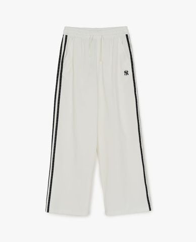  MLB - Quần dài nữ ống rộng lưng thun Varsity 
