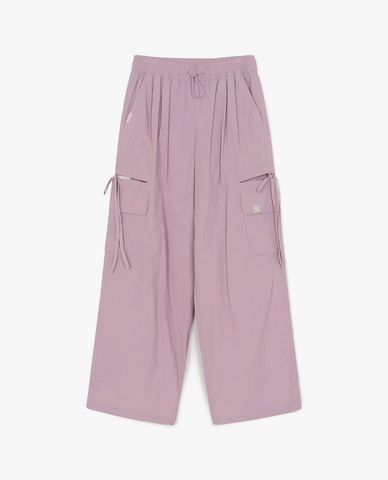  MLB - Quần dài nữ ống rộng Gorpcore 