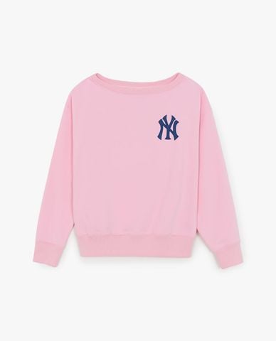  MLB - Áo sweatshirt nữ cổ thuyền tay dài Heritage 
