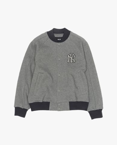  MLB - Áo khoác bóng chày unisex thêu logo 