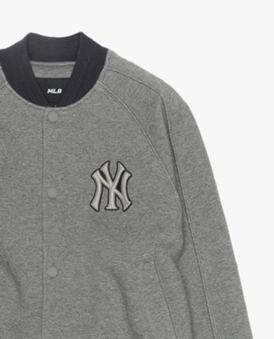  MLB - Áo khoác bóng chày unisex thêu logo 