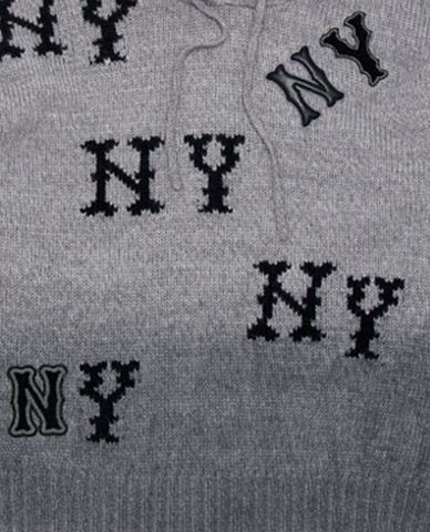  MLB - Áo hoodie unisex Monogram New York Yankees 