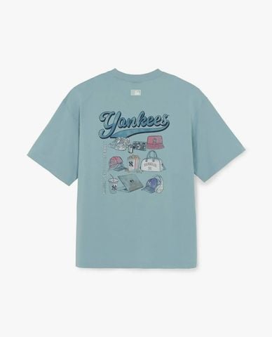  MLB - Áo thun unisex tay ngắn In My Bag Drawing 