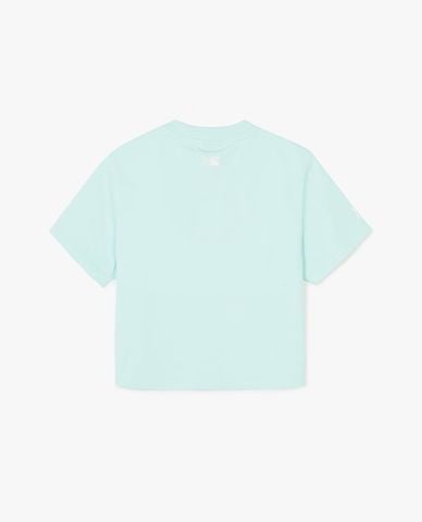  MLB - Áo croptop nữ cổ tròn tay ngắn 