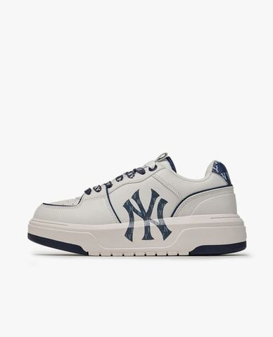  MLB - Giày sneakers unisex cổ thấp Chunky Liner Embo Monogram 