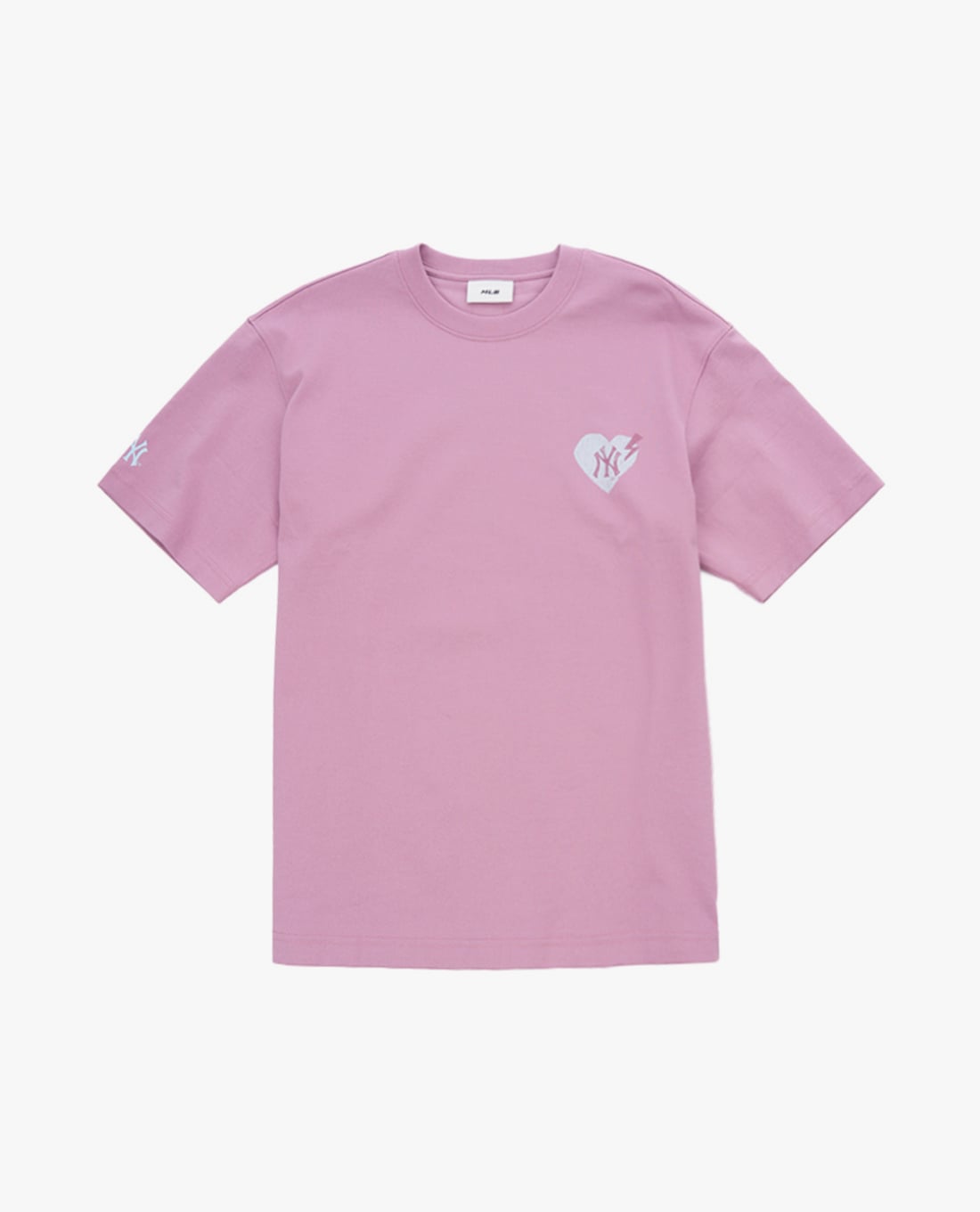 MLB - Áo thun unisex cổ tròn tay ngắn Legends Heart