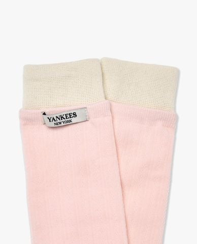  MLB - Vớ nữ cổ cao phối màu Layered 