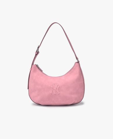  MLB - Túi đeo vai nữ hình bán nguyệt Basic Palette 