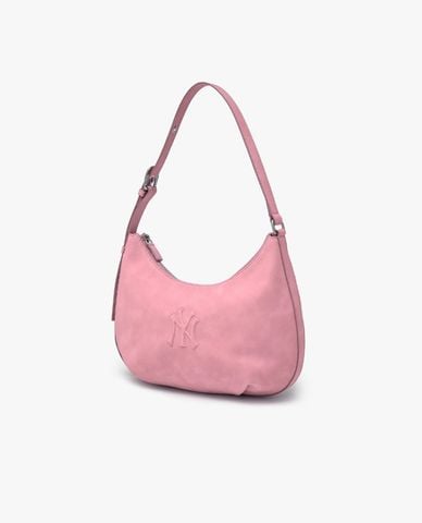  MLB - Túi đeo vai nữ hình bán nguyệt Basic Palette 