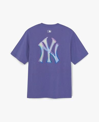  MLB - Áo thun unisex tay ngắn Basic Colorful Street Logo 