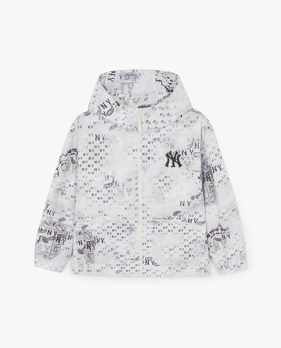 MLB - Áo khoác gió unisex phối mũ tay dài Monogram
