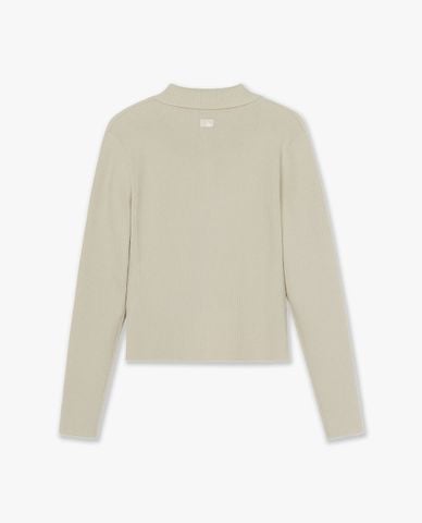  MLB - Áo khoác cardigan nữ cổ bẻ tay dài Basic 