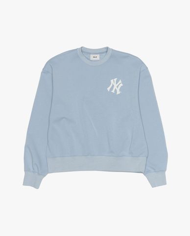  MLB - Áo sweatshirt nữ cổ tròn tay dài phối logo 
