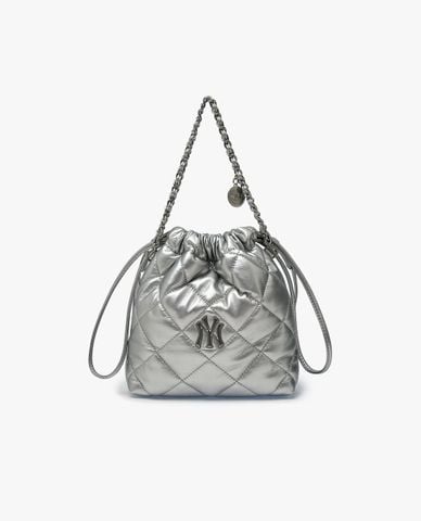  MLB - Túi rút dây nữ Basic Quilting PU Mini 