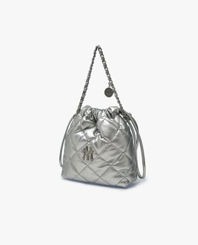  MLB - Túi rút dây nữ Basic Quilting PU Mini 