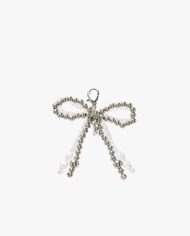  MLB - Charm nữ trang trí giày Double Beads Ribbon 