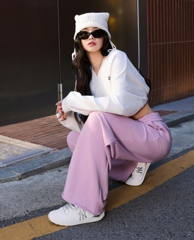  MLB - Giày sneakers nữ cổ thấp Sleek Lace 