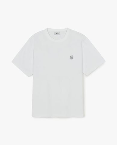  MLB - Áo thun unisex cổ tròn tay ngắn Basic 